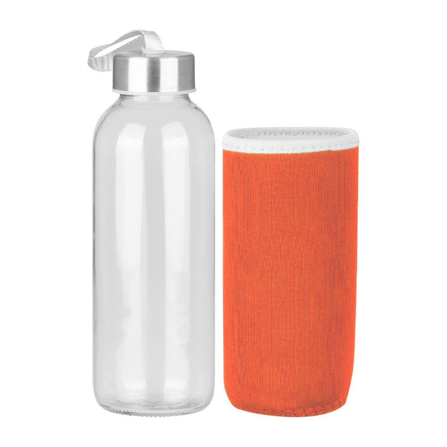 Botella de Vidrio Silica con funda de Neopreno 440cc — foto 7