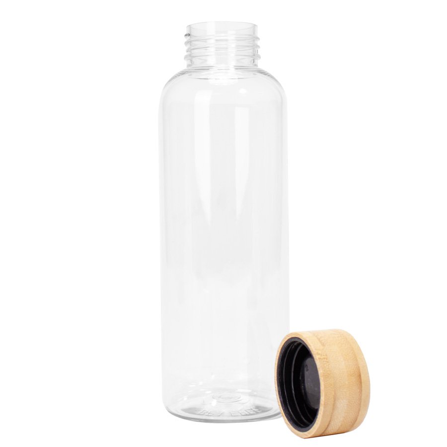 Botella PET tapa bamboo "AINOA" 550cc — foto 4