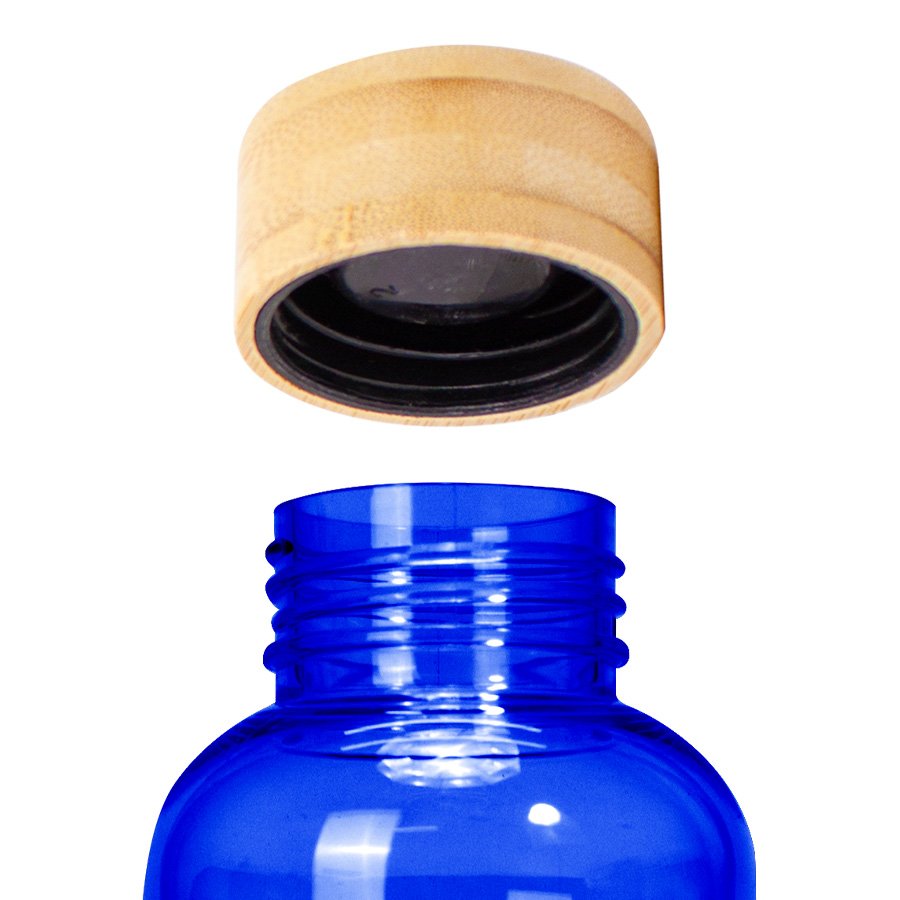 Botella PET tapa bamboo "AINOA" 550cc — foto 7