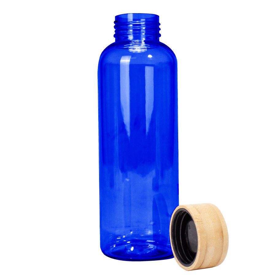 Botella PET tapa bamboo "AINOA" 550cc — foto 8
