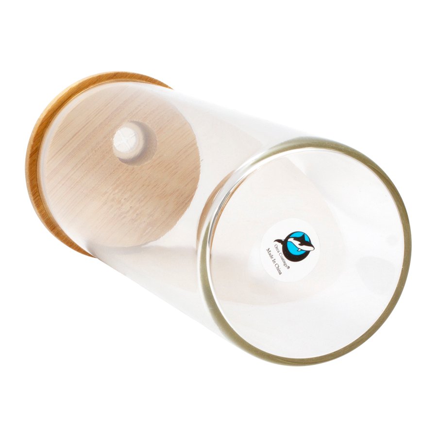 Botella Vidrio Borosilicato Sublimación, tapa Bamboo 500cc — foto 15