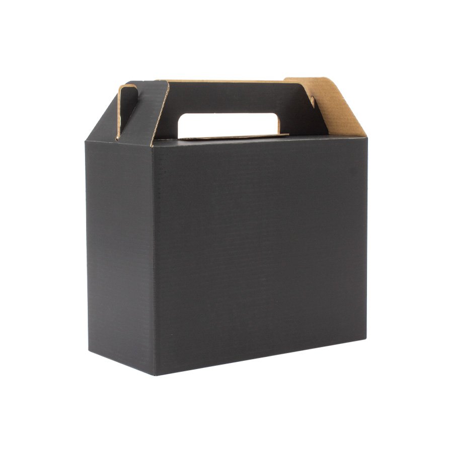 Caja autoarmable con asas, 25x20x12 cm — foto 2
