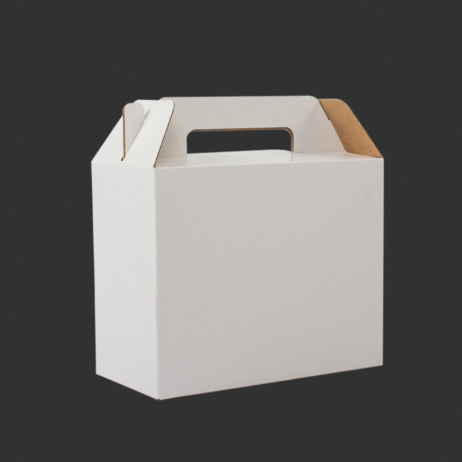 Caja autoarmable con asas, 25x20x12 cm — foto 3
