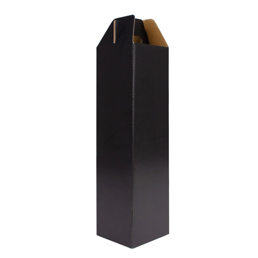 Caja autoarmable con asas, para 1 botella de Vino — foto 3