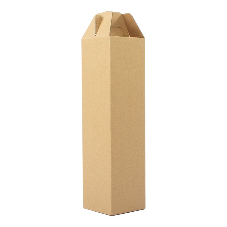 Caja autoarmable con asas, para 1 botella de Vino — foto 5