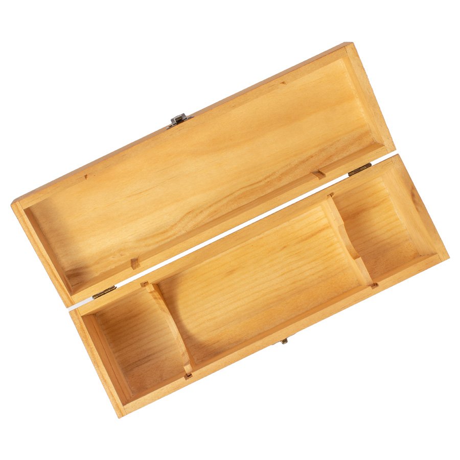 Caja de Madera Natural para Vino — foto 3