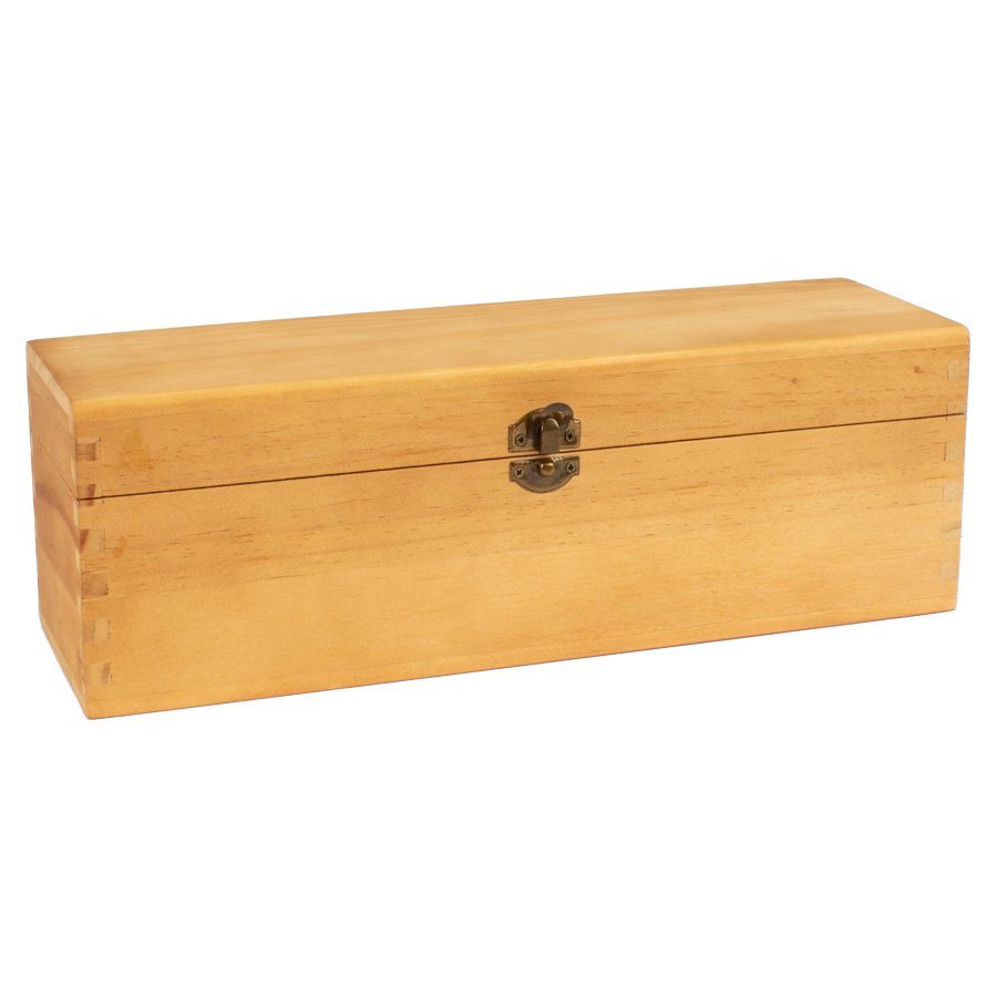 Caja de Madera Natural para Vino — foto 8