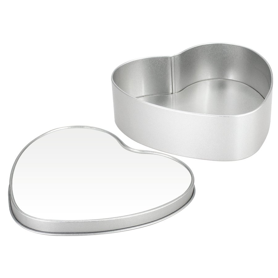 Caja Metálica Corazón Sublimación — foto 4