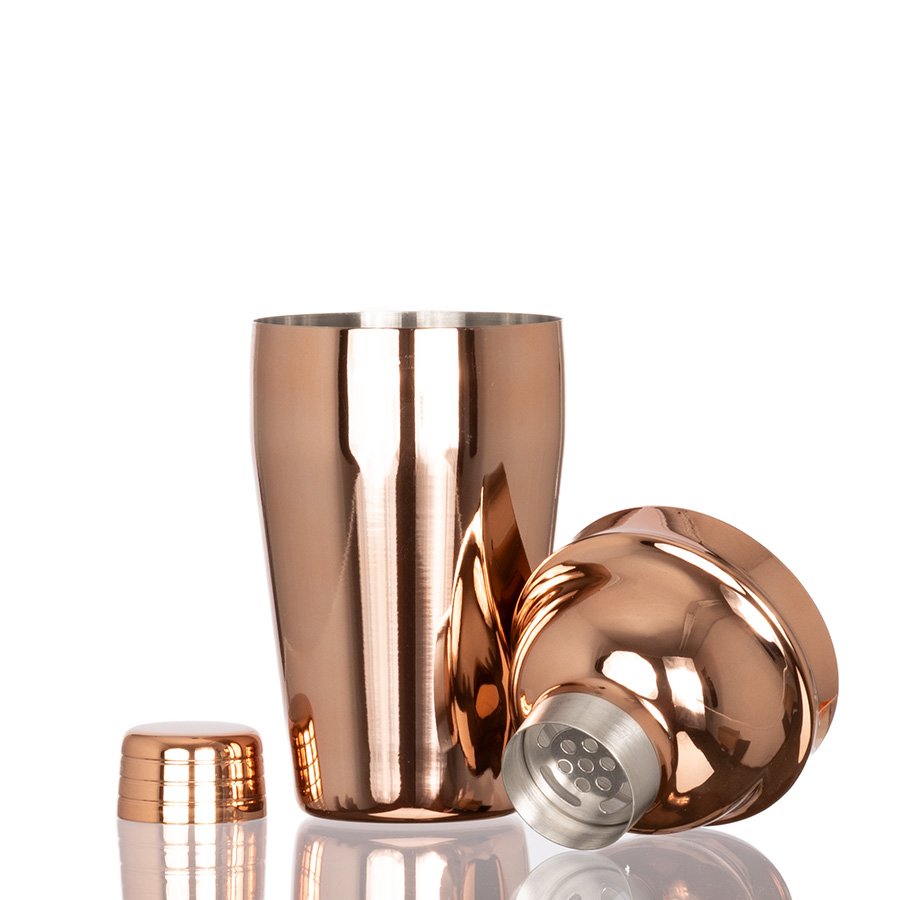 Coctelera metálica encobrizada "COPPER" 500cc — foto 4