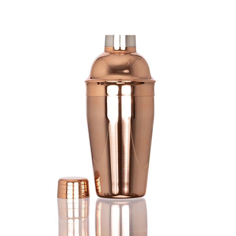 Coctelera metálica encobrizada "COPPER" 500cc — foto 5