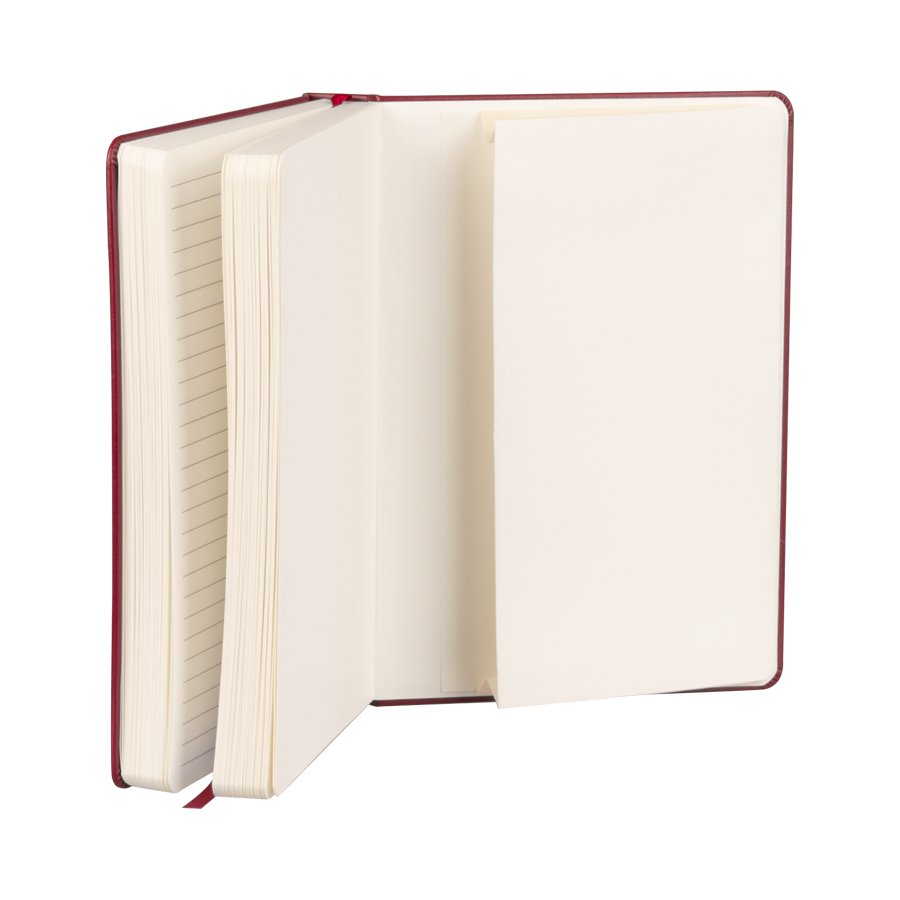 Cuaderno "ROMA" con tapa dura de Eco-Cuero y 196 hojas. — foto 14