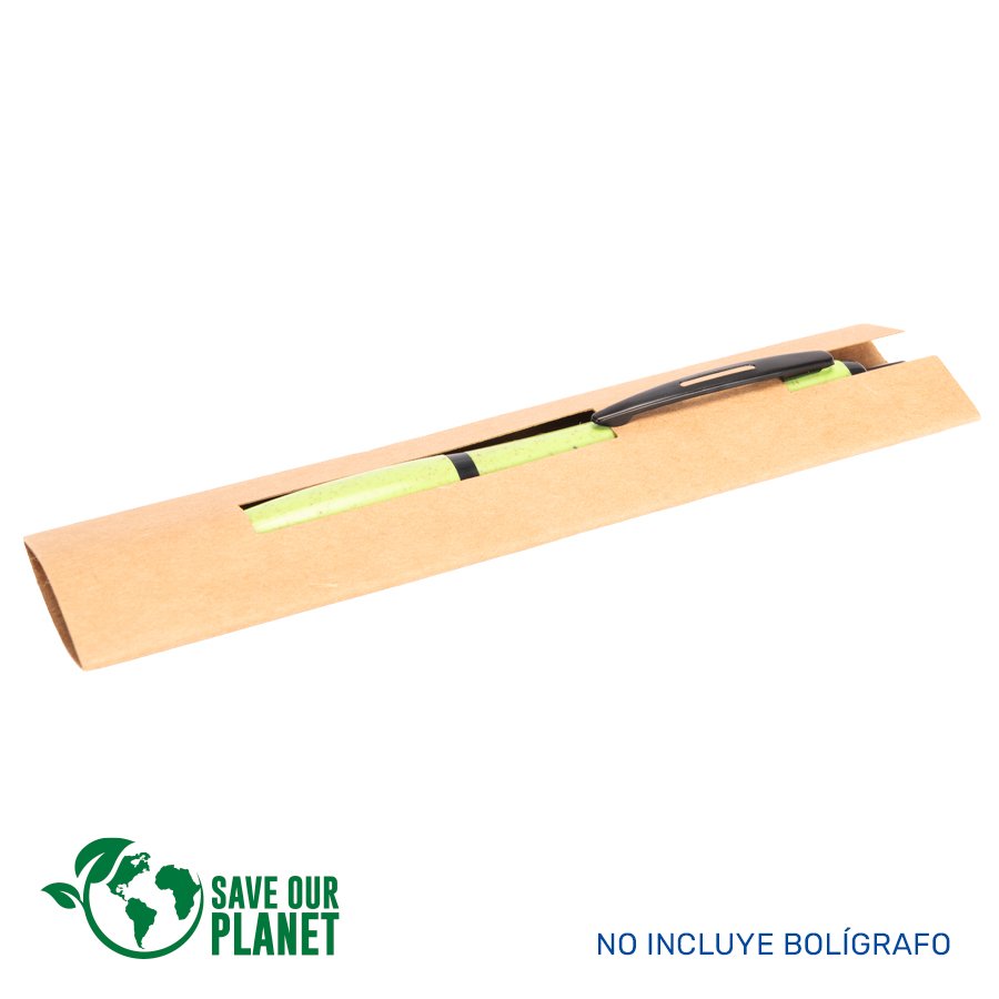 Estuche Porta-Lápiz o Bolígrafo, en cartón reciclado. — foto 3