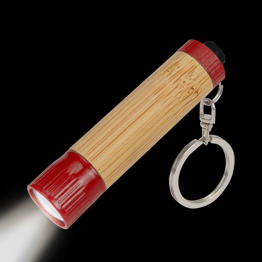 Llavero-Linterna LED cuerpo Bamboo — foto 5