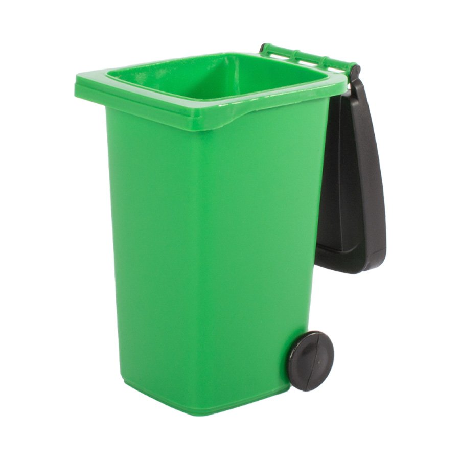 Mini Basurero Verde de Sobremesa — foto 5