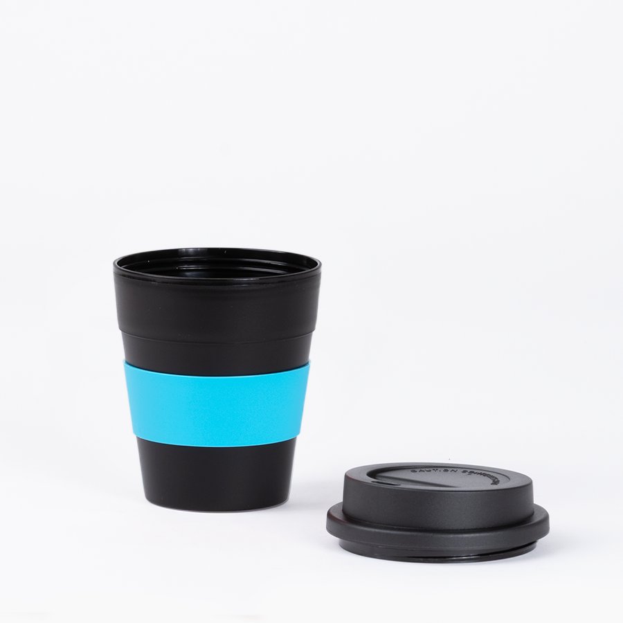 Mug Express Cup "BLACK" 356cc con banda silicona — foto 11