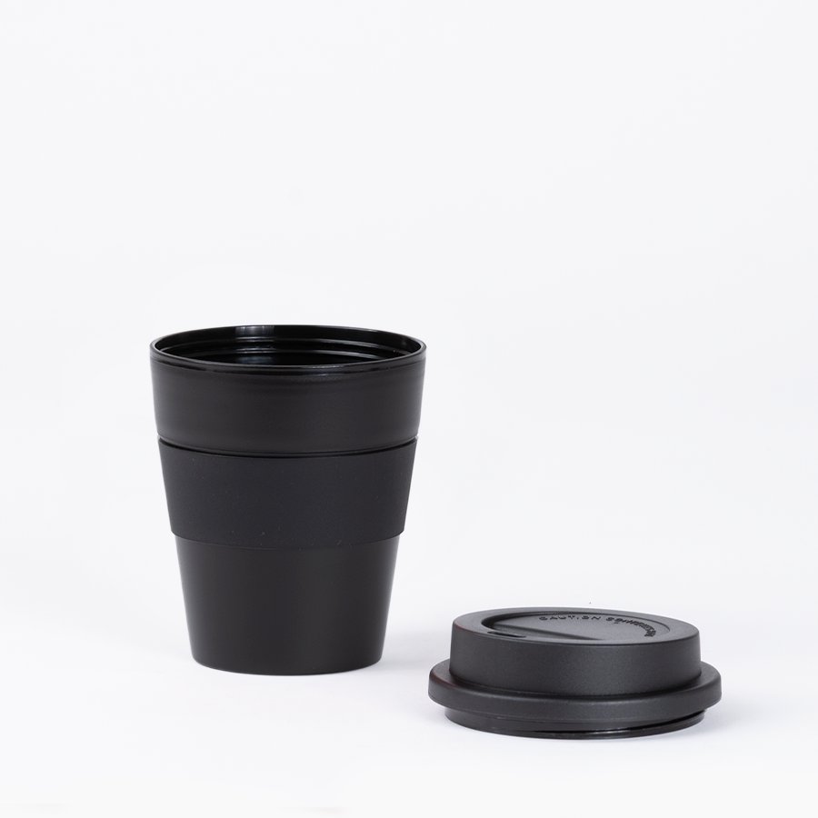 Mug Express Cup "BLACK" 356cc con banda silicona — foto 7