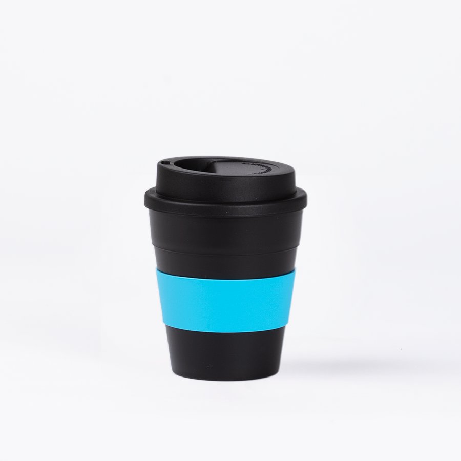 Mug Express Cup "BLACK" 356cc con banda silicona — foto 10