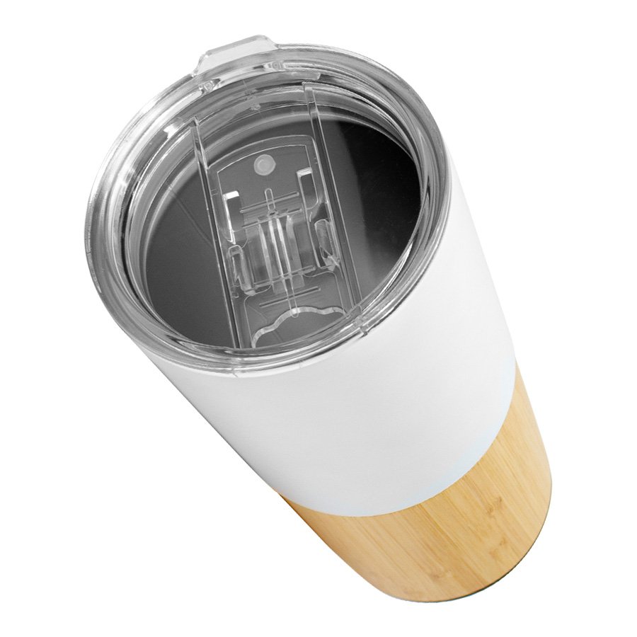 Mug metálico/bamboo "AURUS" 500cc — foto 4