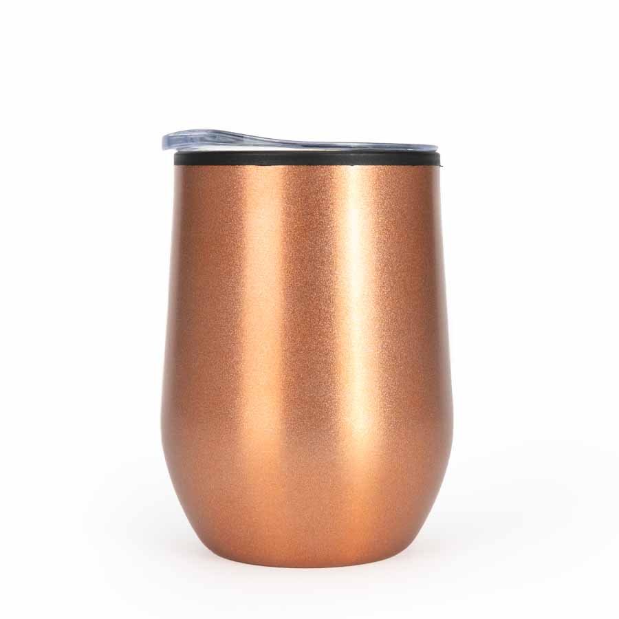 Mug metálico encobrizado 350cc — foto 2