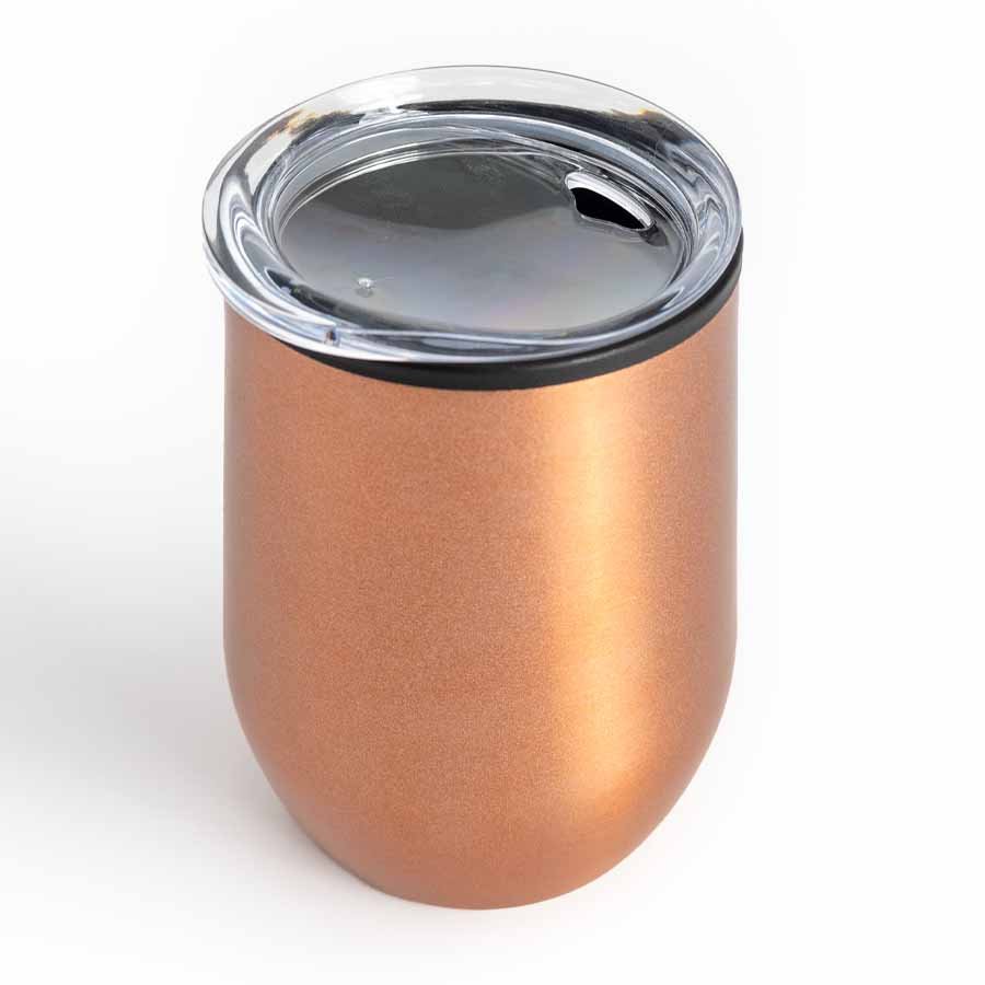 Mug metálico encobrizado 350cc — foto 3