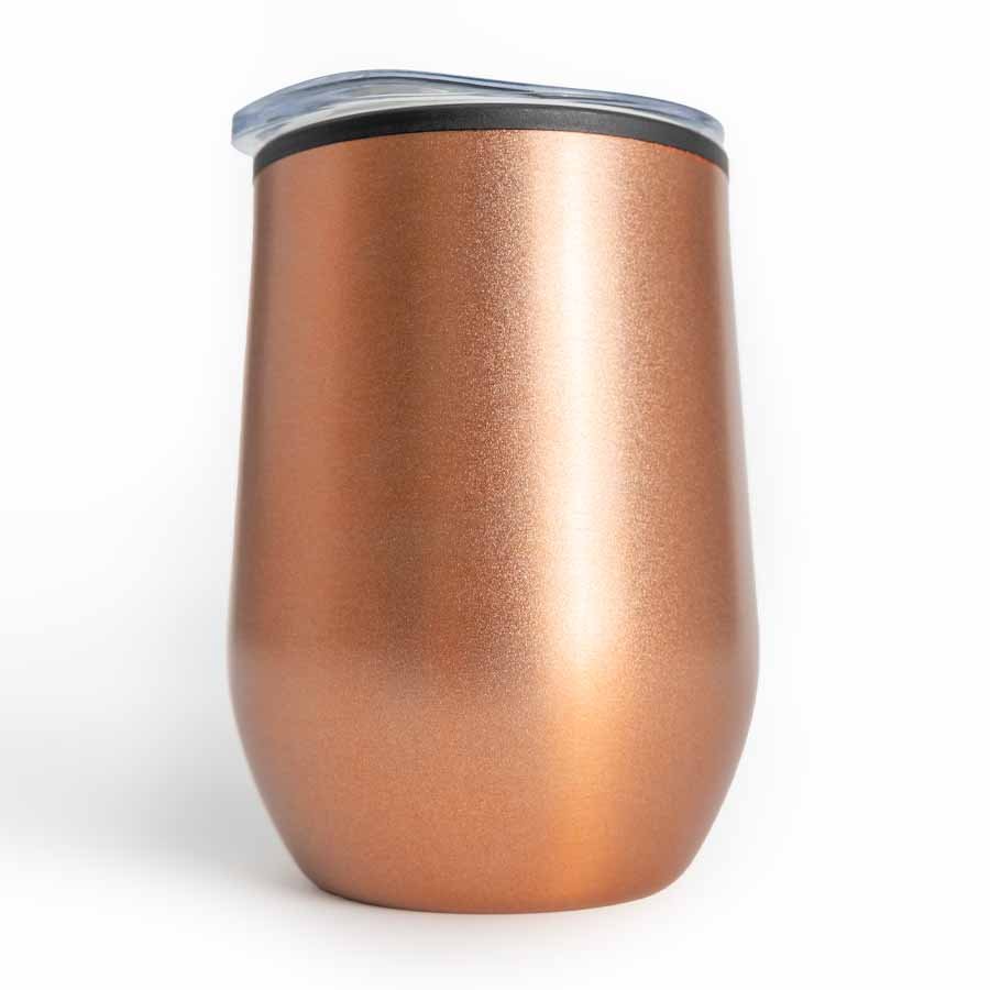 Mug metálico encobrizado 350cc — foto 5