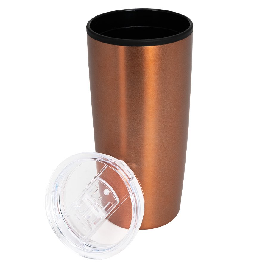 Mug metálico encobrizado 600cc — foto 4