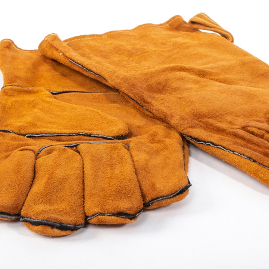 Par de Guantes de Cuero Gamuza — foto 3