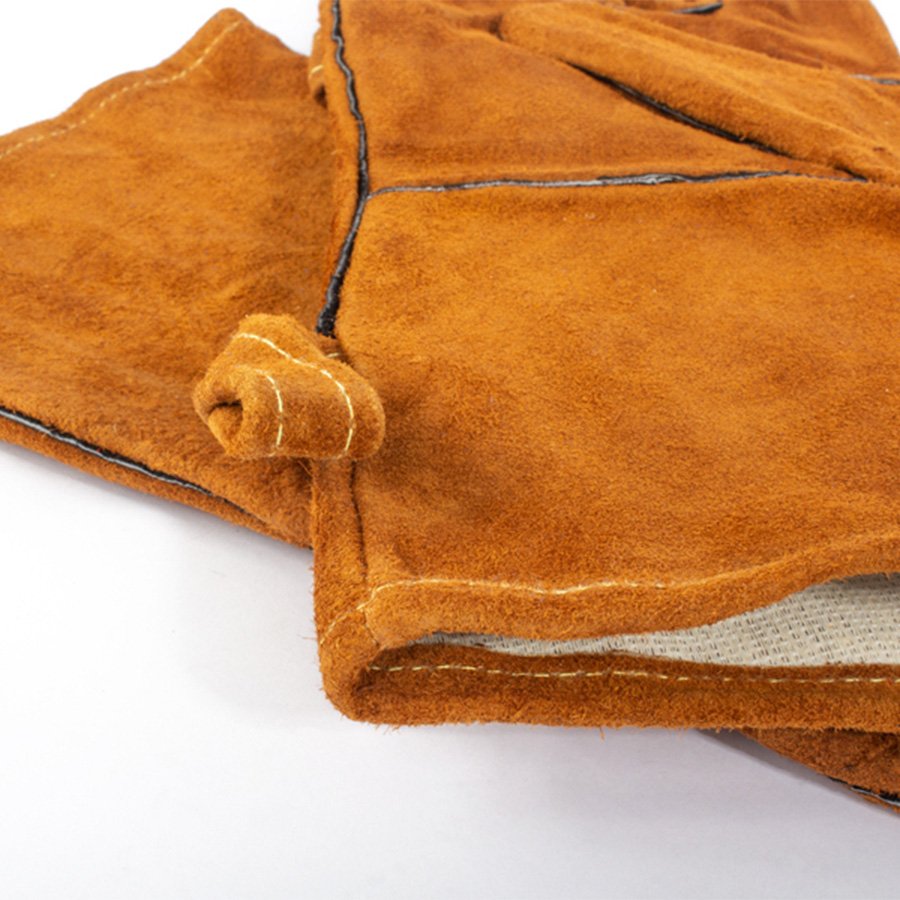 Par de Guantes de Cuero Gamuza — foto 4
