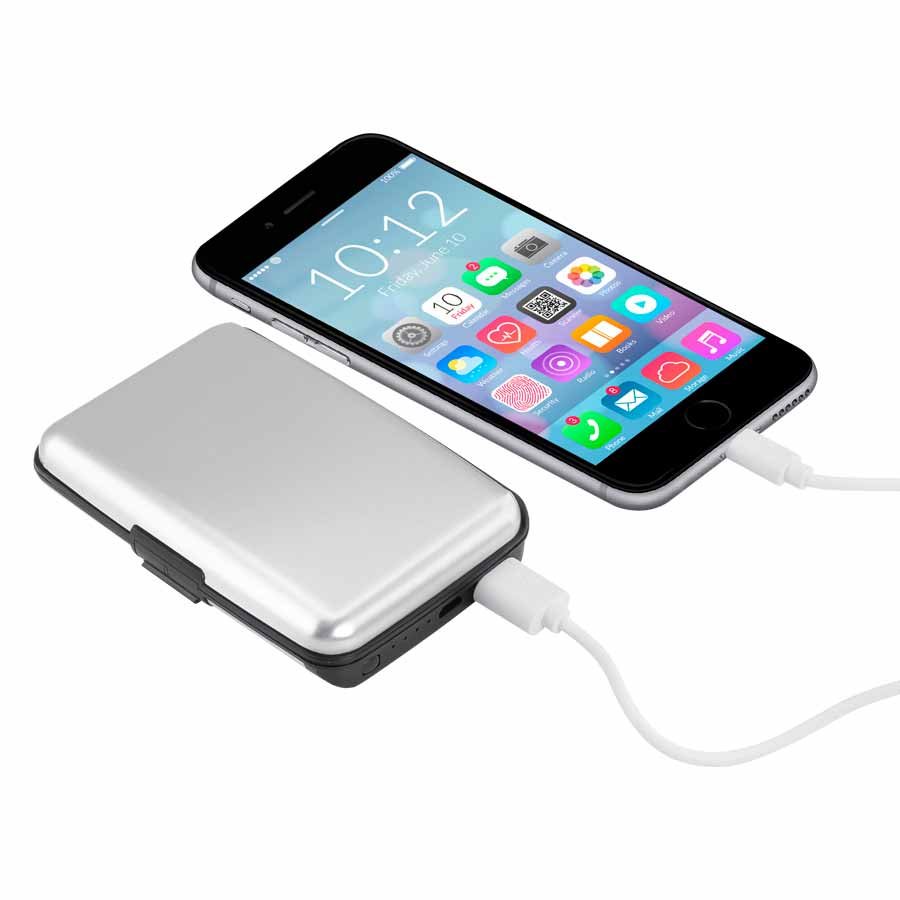 Porta-Tarjetas Anti-Clonación Power Bank — foto 3
