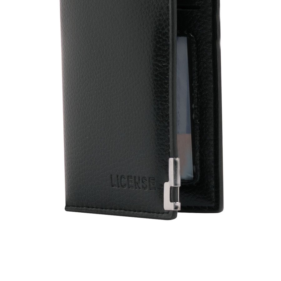 Porta-Tarjetas vertical de Eco-Cuero "LICENSE" — foto 4
