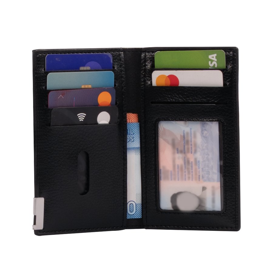 Porta-Tarjetas vertical de Eco-Cuero "LICENSE" — foto 5