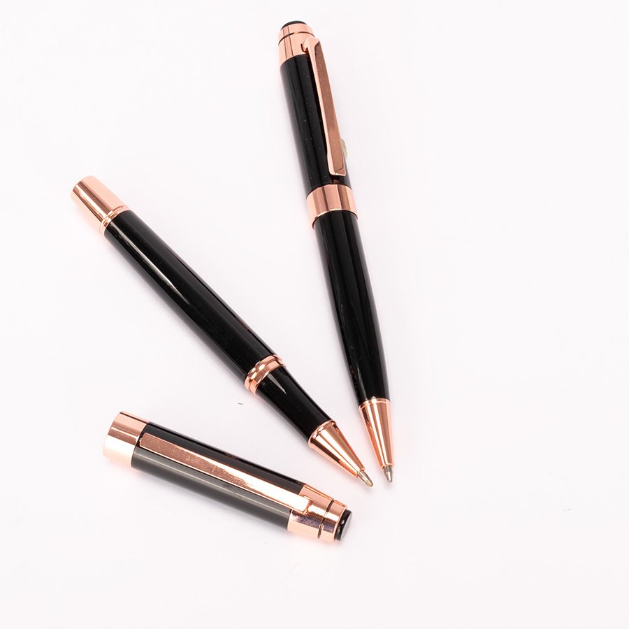 Set de Escritura "THORTON" negro con detalles encobrizados. — foto 8