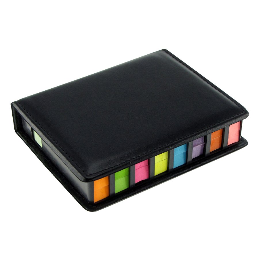 Set de Notas Adhesivas de PU Negro — foto 2