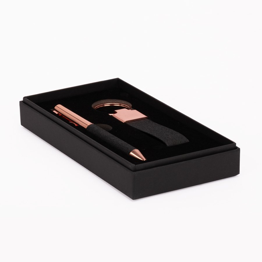 Set de Regalo "MINE" negro con detalles encobrizados. — foto 2