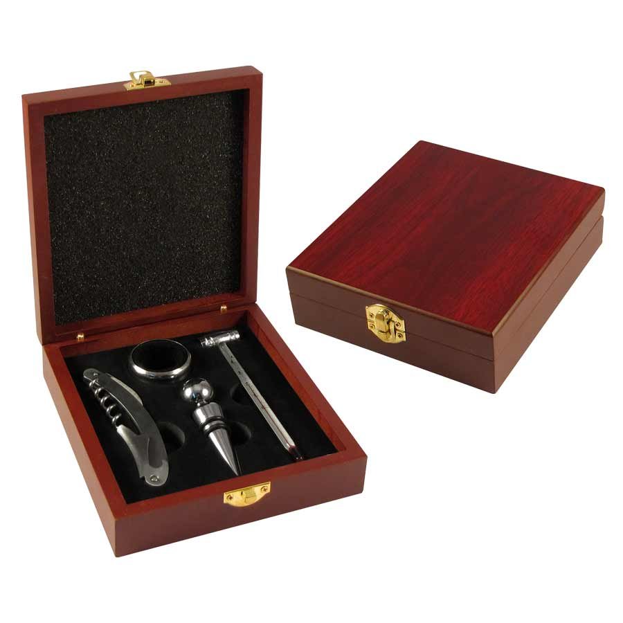 Set de Vino en Caja de Madera — foto 2
