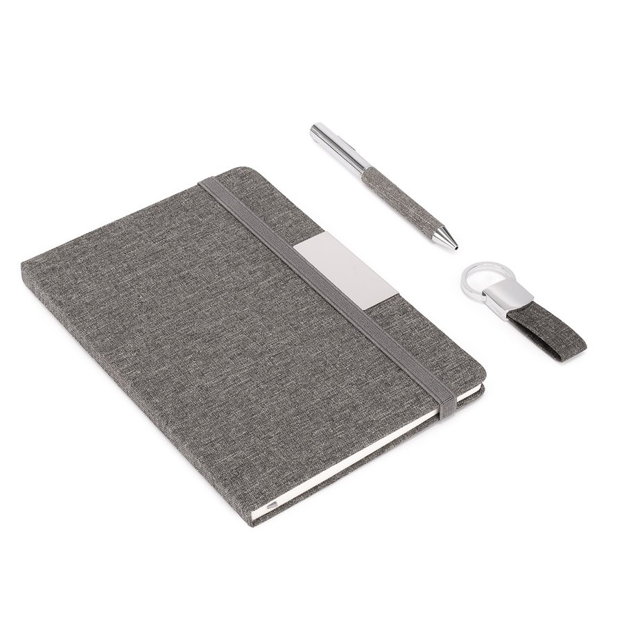 Set PARATY: Libreta de Notas, Bolígrafo y Llavero — foto 2