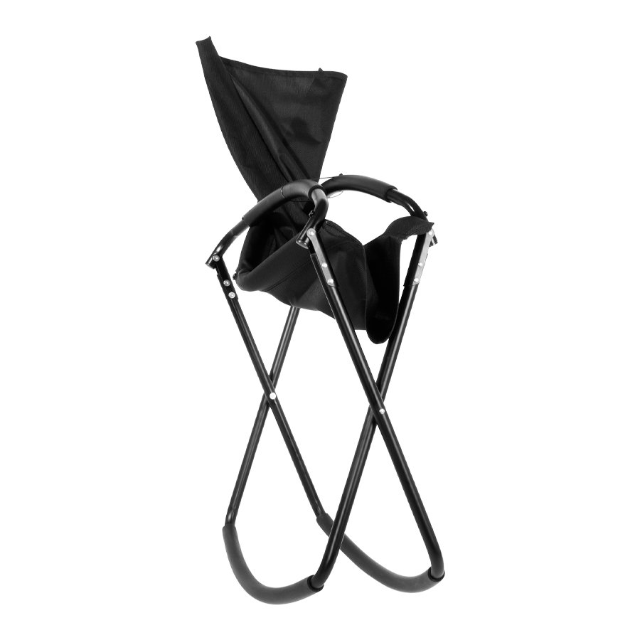Silla mecedora negra con apoya-brazos — foto 5