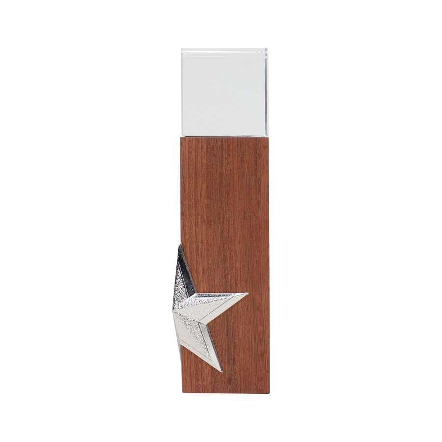 Trofeo de Madera y Cristal "Silver Star" — foto 2