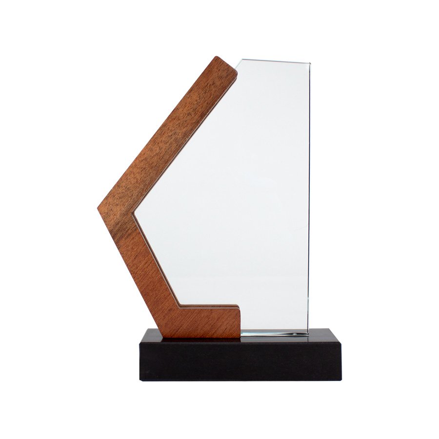 Trofeo Galvano de Madera, Mármol y Cristal "Mercx" — foto 2