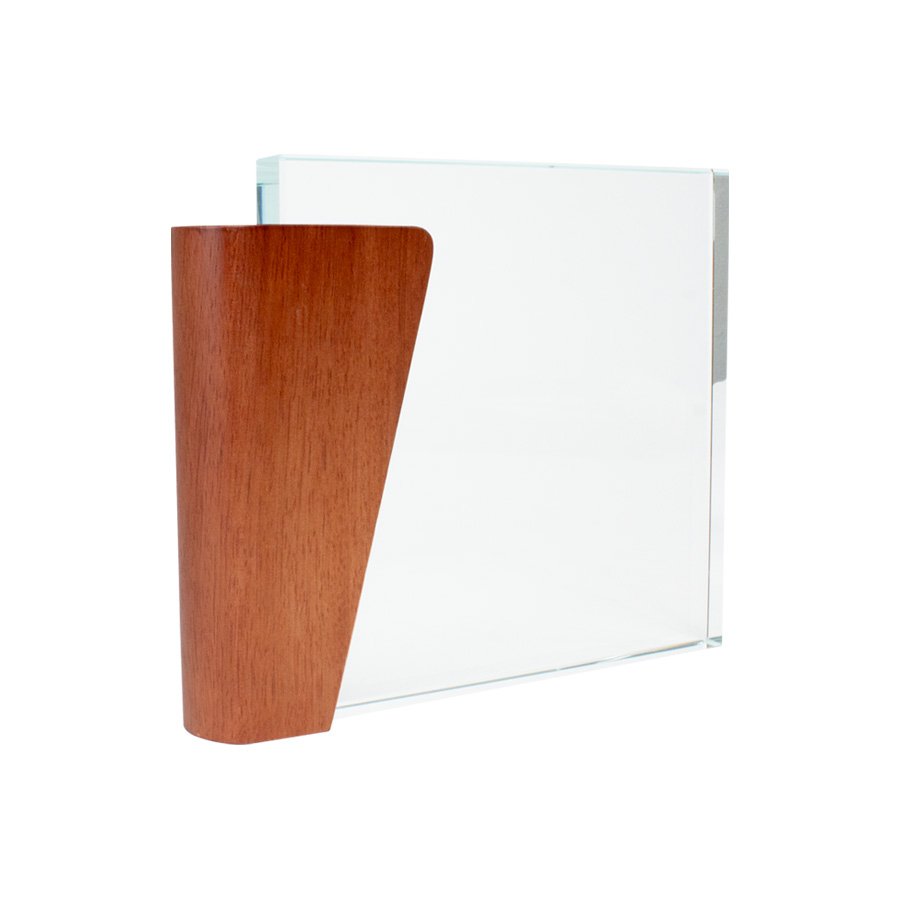 Trofeo Galvano de Madera y Cristal "Lewis" — foto 3