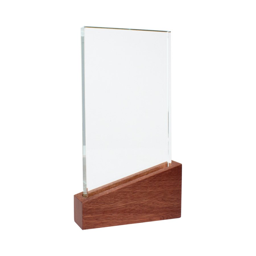 Trofeo Galvano de Madera y Cristal "Lido" — foto 2