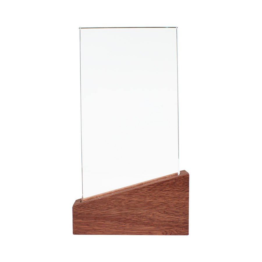 Trofeo Galvano de Madera y Cristal "Lido" — foto 3