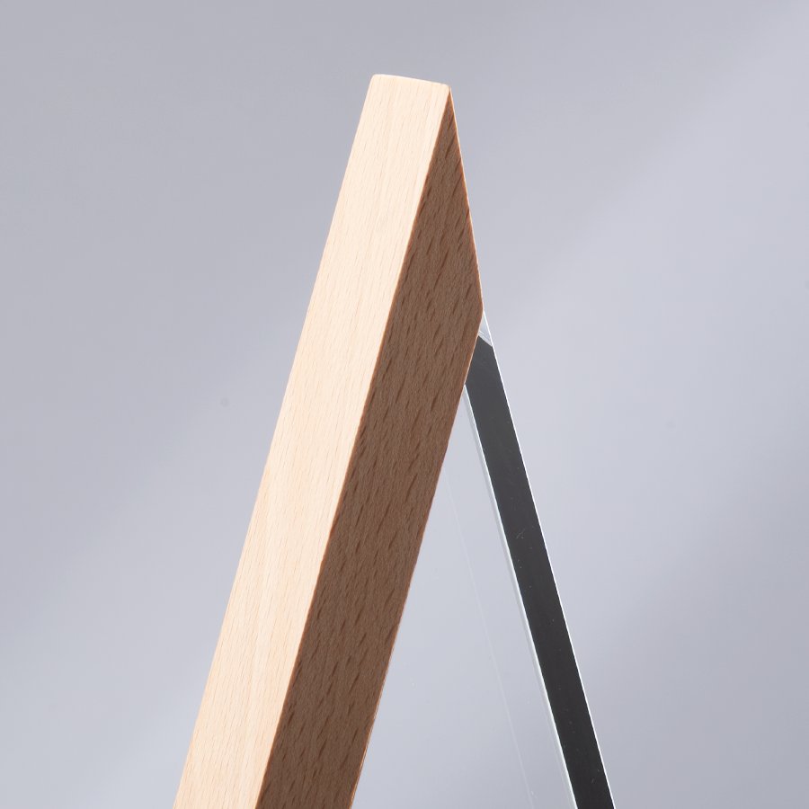Trofeo Galvano de Madera y Cristal "Triangle" — foto 7