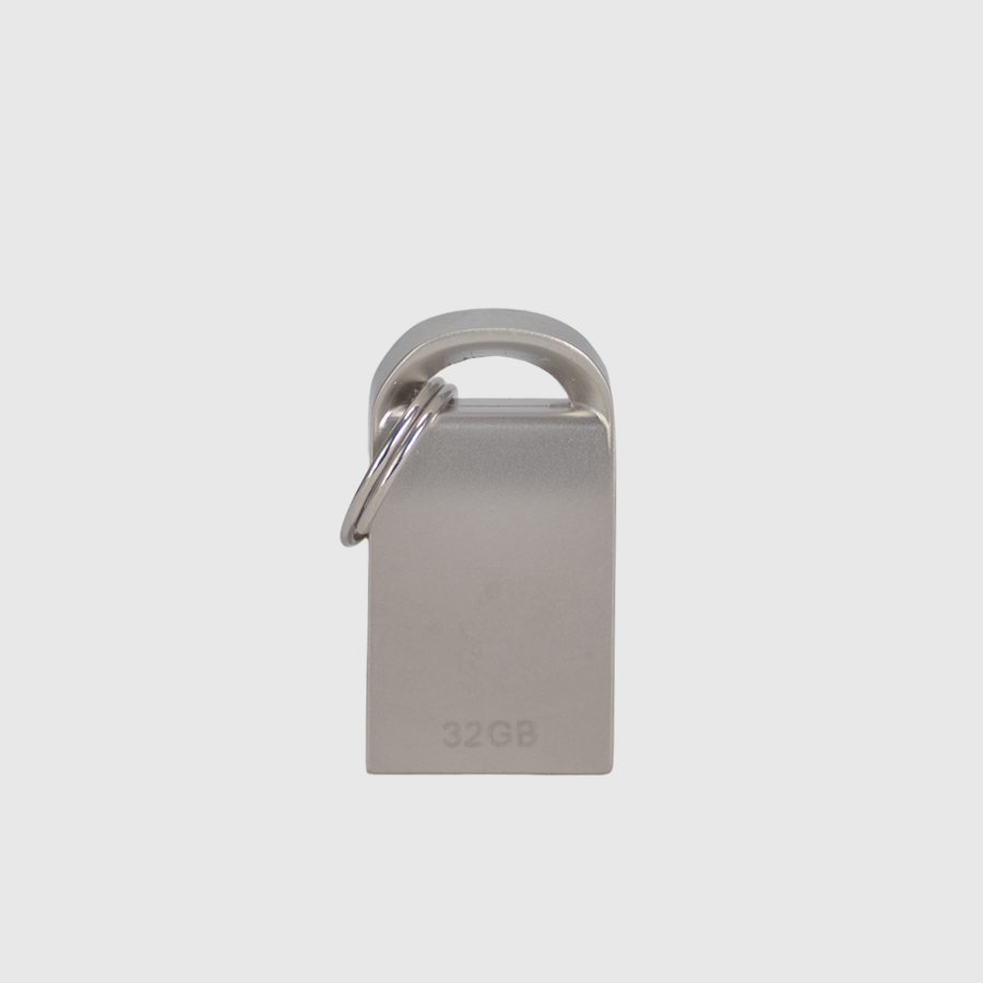 USB 2.0 Mini-Pendrive "Lock" de Acero inoxidable 32GB — foto 2