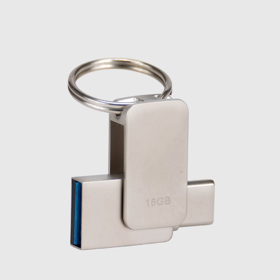 USB 3.0 Mini-Pendrive "Giro" de Acero inoxidable 16GB — foto 2