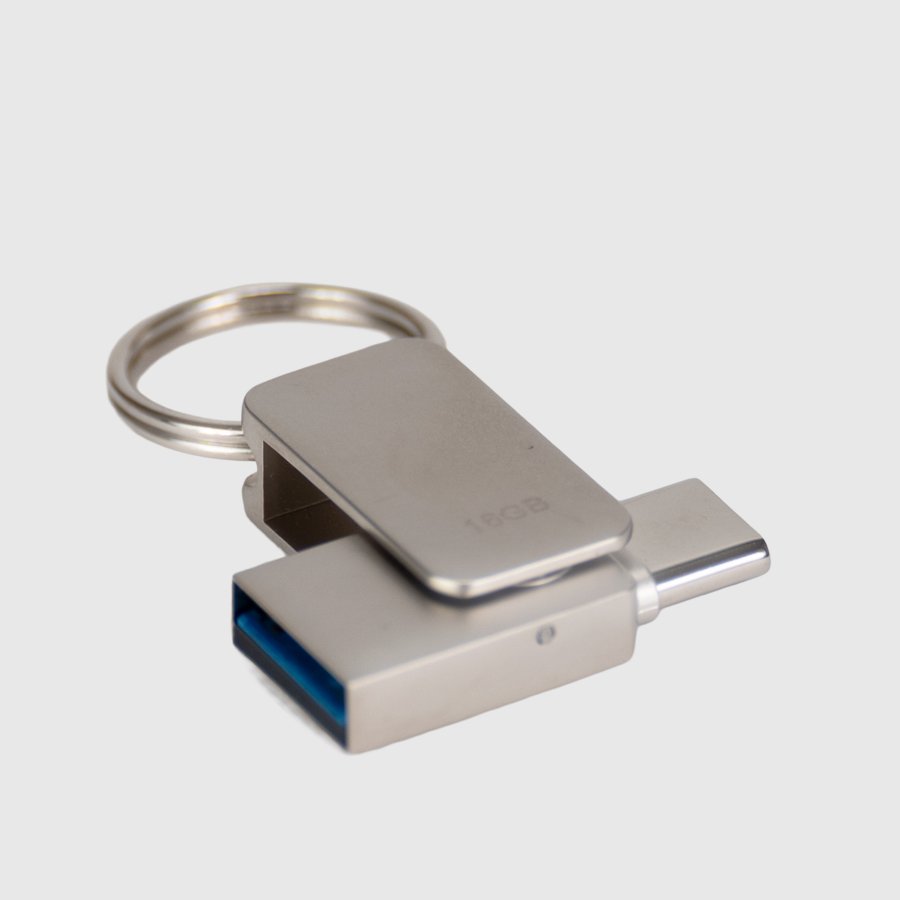 USB 3.0 Mini-Pendrive "Giro" de Acero inoxidable 16GB — foto 7