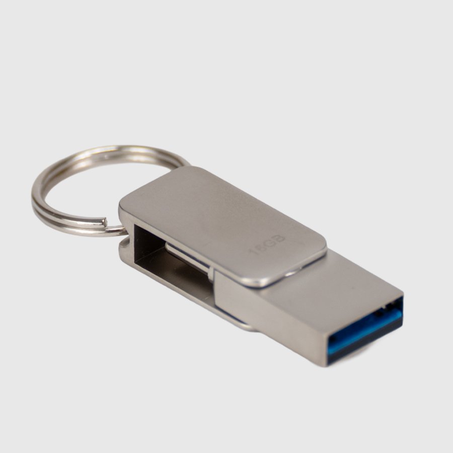 USB 3.0 Mini-Pendrive "Giro" de Acero inoxidable 16GB — foto 8