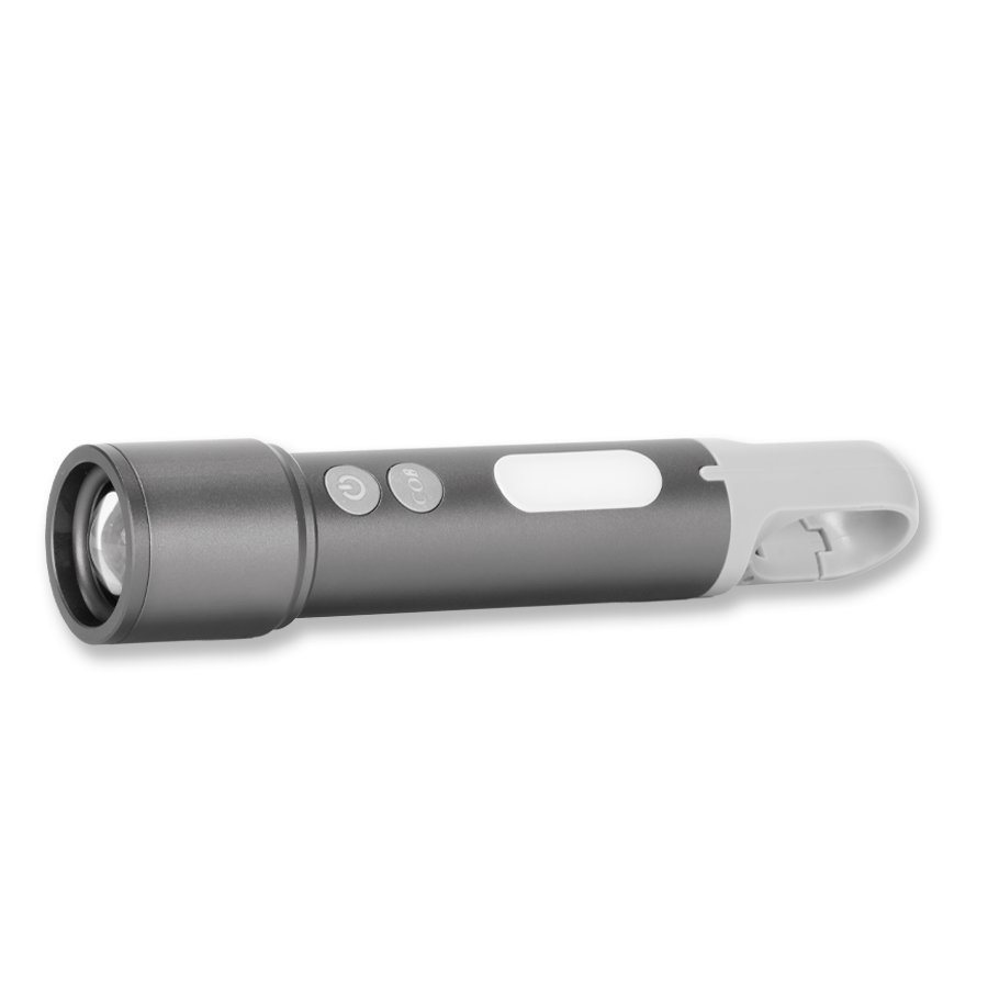 USB Linterna Táctica y lámpara recargable "HOOK" 15-en-1 — foto 5