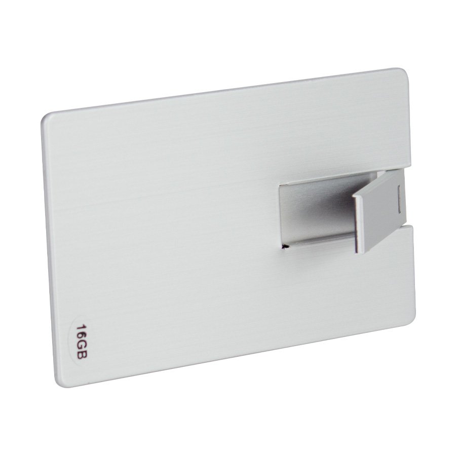 USB Pendrive 16GB Credit Card plateado. — foto 3