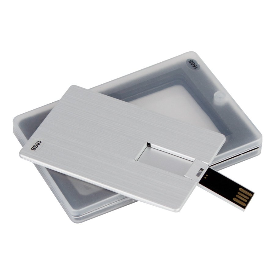 USB Pendrive 16GB Credit Card plateado. — foto 5